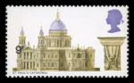 Stamp of Great Britain » Queen Elizabeth II 1969 Cathedrals group incl.9d with black and phosphor omitted variety 
