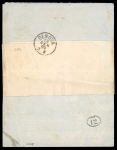 Stamp of France » Empire Lauré 1863-1870 1869, Napoléon lauré Y&T n°27 en paire oblitérée cad
