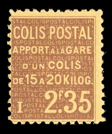 Stamp of France » Colis Postaux 1933, 2f35 brun/jaune YT n° 97 neuf **, TB et signé