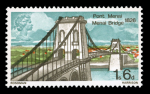 Stamp of Great Britain » Queen Elizabeth II GB 1968 Bridges mint n.h. group incl. gold omitted on the 9d, 1s6d and 1s9d