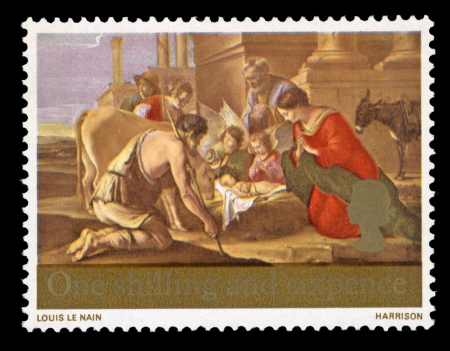 Stamp of Great Britain » Queen Elizabeth II 1967 Christmas mint n.h. group incl. 1s6d with ultramarine