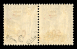 Stamp of France » Variétés et curiosités 1940, YT n° 478a variété surcharge renversée en paire