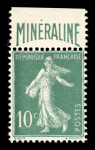 Stamp of France » Émissions à partir de 1900 1924, Minéraline YT n° 188A x 10 timbres neufs **/*,