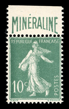 Stamp of France » Émissions à partir de 1900 1924, Minéraline YT n° 188A x 10 timbres neufs **/*,