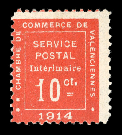 Stamp of France » Guerre 1914, timbre Valenciennes YT n° 1 x 10 timbres neufs