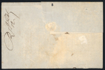 Stamp of Colonies françaises » Colonies Générales 1866, Lettre du Sénégal écrite de St Louis pour Carabane