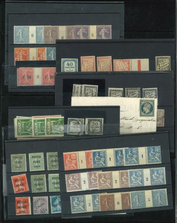 Stamp of France » Collections 1854-1975, très joli lot constitué uniquement de bonnes