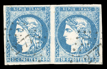 Stamp of France » Emission de Bordeaux 1870 1870, sur plusieurs plaquettes, important lot de +