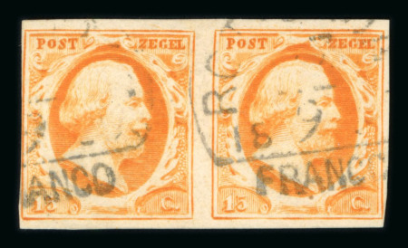 Stamp of Netherlands Netherlands 1852-64 collection on album pages