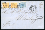 Stamp of Sweden » Collections Sweden 1858-62 duplicated issues