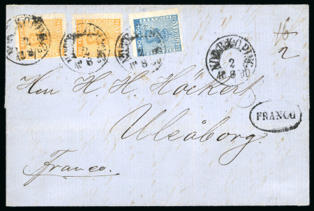 Stamp of Sweden » Collections Sweden 1858-62 duplicated issues