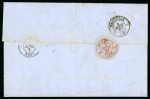 Stamp of France » Empire 1853-1862 1867, Lettre datée de Saida pour Lyon affranchie à