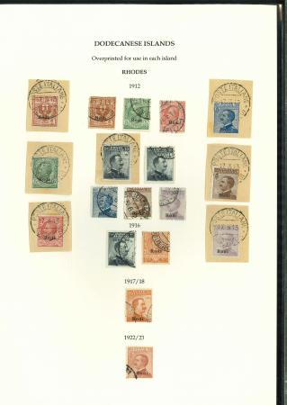 Stamp of Italy » Aegean Islands » Dodecanese Italian Aegean Islands accumulation