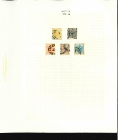 Stamp of Austria » Collections and Lots  Austria 1850 to 1920 classic stamps and pneumatic mail