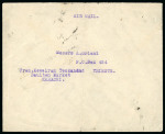 Stamp of India » 1855-1946 De La Rue and later Crown Colony Issues India 1930 Gandhi Boycott British Goods label airmail cover