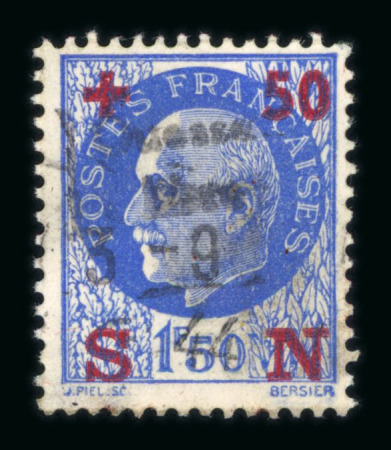 Stamp of France » Libération OUESSANT (Finistère) : 1944, Pétain +50 sur 1F50 outremer