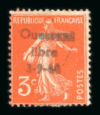 Stamp of France » Libération OUESSANT (Finistère) : 1944, semeuse 3c orange Mayer
