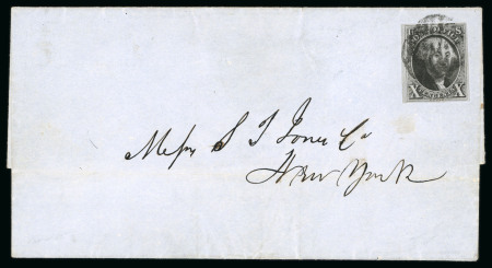 Stamp of United States » 1847 Issue United States 1847 10c Washington cover to New York