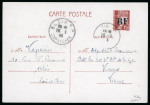 Stamp of France » Libération ORLEANS (Loiret) : 1944, entier postal Mayer n°2E Pétain1f20