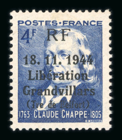 Stamp of France » Libération GRANDVILLARS (Territoire de Belfort) : 1944, timbres
