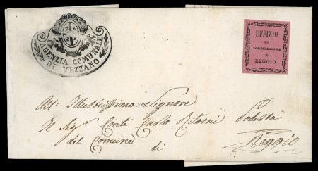 Stamp of Italian States » Tuscany Modena Disinfected Mail