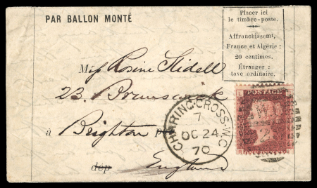 Stamp of France » Guerre de 1870-1871 Seul l'Ambassadeur américain à Paris M. Washburne est