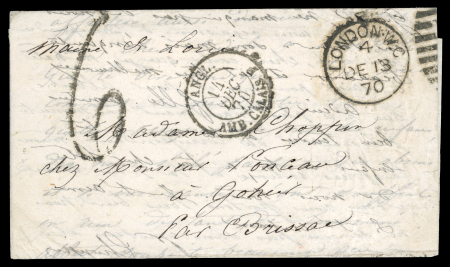 Stamp of France » Guerre de 1870-1871 Seul l'Ambassadeur américain à Paris M. Washburne est