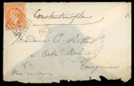 Stamp of France » Guerre de 1870-1871 1870, Pli confié du LE GAMBETTA à destination de Constantinople