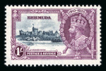 Stamp of Bermuda 1935 Silver Jubilee 1s with variety "vertical log and