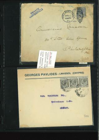 Stamp of Cyprus » Collections Cyprus KGV postal history