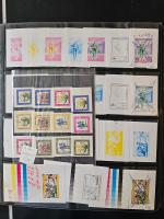 Stamp of Colonies françaises » Tunisie 1970/80´s binder with proofs in all different stadiums