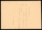 Stamp of Germany » German Colonies » Caroline Islands Caroline Islands 1910 PONAPE Provisional with double overprint on postcard from 12th July 1910