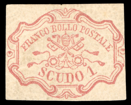 Stamp of Italian States » Papal States 1852/1868 collection on two pages with 13 ** stamps