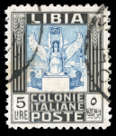 Stamp of Italy » Italian Colonies and Possessions » Libya Libia pre-printed Marini-album with almost complete