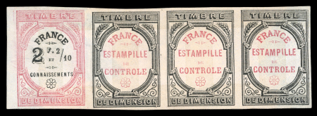 Stamp of France » Collections 1822-1889, Étude sur les connaissements montée sur