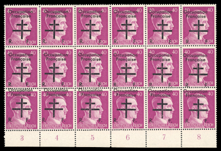 Stamp of France » Libération OCCUPATION FRANCAISE : 1944, Timbre Allemagne Mayer