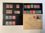 Stamp of France » Libération 1944-1945, lot de timbres de la Libération avec différents