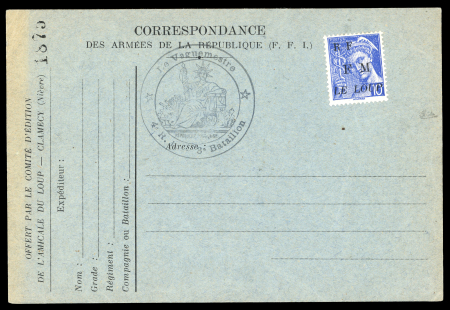 Stamp of France » Libération 1944-1945, lot de timbres de la Libération avec différents