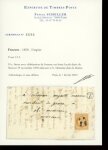 Stamp of France » Empire 1853-1862 1858, Napoléon YT n°13A 10c bistre avec oblitération