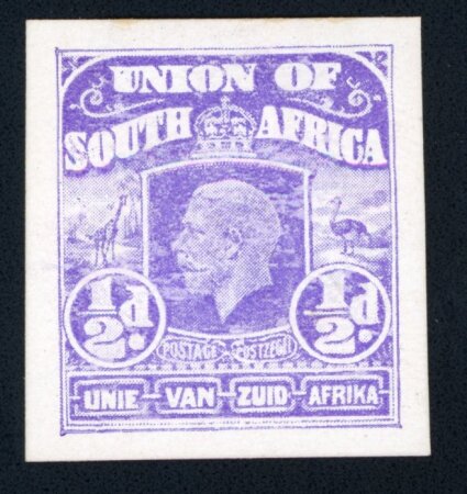 Stamp of South Africa » Union & Republic of South Africa 1911 (Jan) "Mackay" unadopted essays for 1/2d, 1d, 3d, 4d and 5s