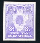 Stamp of South Africa » Union & Republic of South Africa 1911 (Jan) "Mackay" unadopted essays for 1/2d, 1d, 3d, 4d and 5s