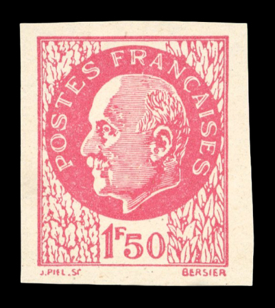 Stamp of France » Guerre Faux de Londres : 1944, 1f50 rose (Mayer n° 9) non