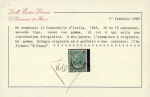 Stamp of Italy » Regno d'Italia Italy 1865 29c on 15c type II unmounted o.g