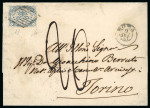 Stamp of Italian States » Papal States Papal States 1861 50b single franking cover to torino