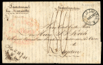 Stamp of Netherlands Colonies » Netherlands Indies 1848, Netherlands East Indies, complete folded letter from Fort de Kock.