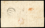 Stamp of Netherlands Colonies » Netherlands Indies 1848, Netherlands East Indies, complete folded letter from Fort de Kock.