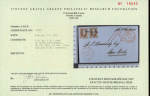 Stamp of United States » 1847 Issue 1847,  ONE OF THE FINEST KNOWN CANADA-USA MIXED FRANKINGS