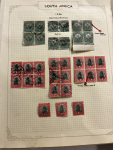 Stamp of South Africa » Collections, Lots etc. 1904-1926 Union of South Africa, old-time specialised of mint and used neatly mounted and written up on 71 album pages