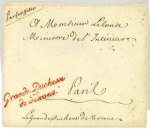Stamp of Italian States » Tuscany 1840, nice cover addressed to the French Minister of