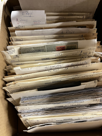 Stamp of Indian States » Cochin Accumulation of postal history sorted in envelope